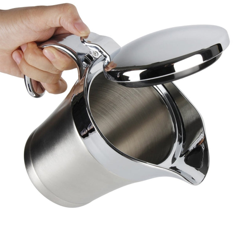 Cốc Sốt Thép Không Gỉ 304 Dùng Đựng Sốt Bít Tết Sốt Cà Chua, Bình Đựng Sốt Cách Nhiệt Đôi, Dung Tích: 450ml, Cốc Sốt Thép Không Gỉ