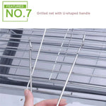 Bếp nướng BBQ HZ-003 ngoài trời Bếp than thép không gỉ di động Gia đình Giá nướng than, M, L