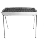 Bếp nướng BBQ HZ-003 ngoài trời Bếp than thép không gỉ di động Gia đình Giá nướng than, M, L