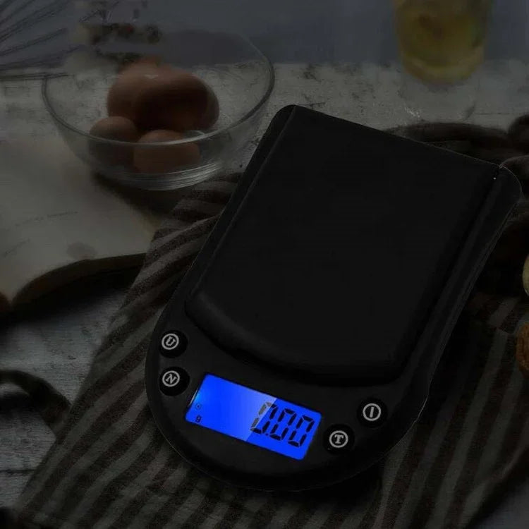 Cân bỏ túi chính xác cho trang sức vàng bạc, Thông số: 200g/0.01g, 200g/0.01g : Không pin