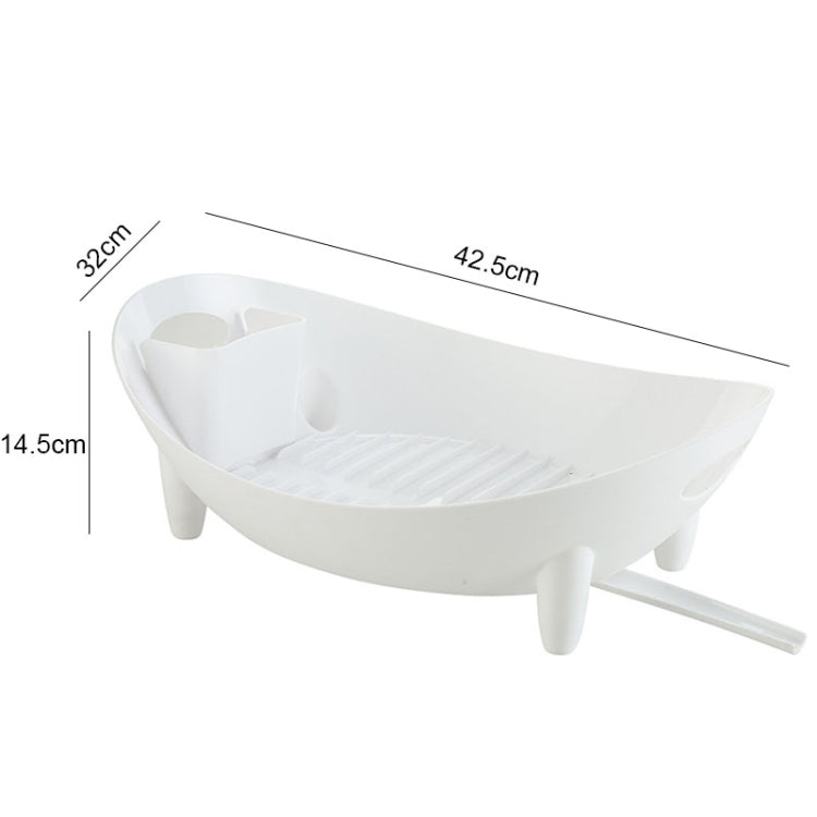 Giá để chén đĩa đa chức năng, giá để dụng cụ nhà bếp, màu trắng, xám