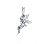 Mặt dây chuyền bạc 925 Sterling hình tiên hoa hoa rủ nữ trang sức DIY vòng tay dây chuyền phụ kiện, SCC359