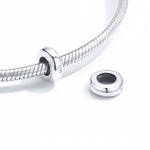 Phụ kiện vòng tay DIY hạt đơn giản bạc 925 Sterling, SCC1450