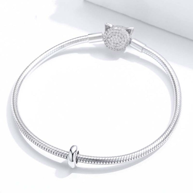 Phụ kiện vòng tay DIY hạt đơn giản bạc 925 Sterling, SCC1450