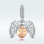 Mặt dây chuyền bạc Sterling 925 mở được mãi mãi trang sức nhà phụ kiện vòng tay tự làm, SCC1299