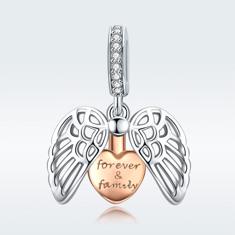Mặt dây chuyền bạc Sterling 925 mở được mãi mãi trang sức nhà phụ kiện vòng tay tự làm, SCC1299