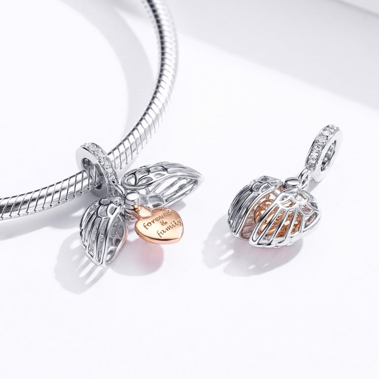 Mặt dây chuyền bạc Sterling 925 mở được mãi mãi trang sức nhà phụ kiện vòng tay tự làm, SCC1299