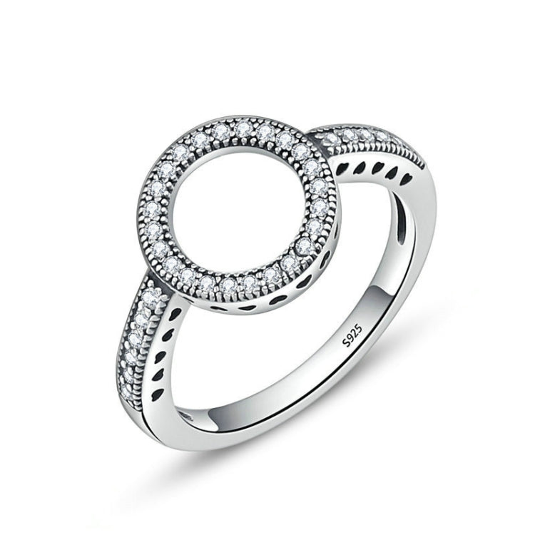 Nhẫn nữ bạc S925 khảm, size 6, 7, 9