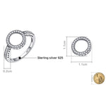 Nhẫn nữ bạc S925 khảm, size 6, 7, 9