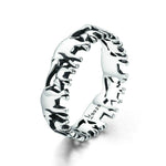 Nhẫn bạc S925 gia đình voi cổ điển khảm, size 6, 7, 8, 9 US
