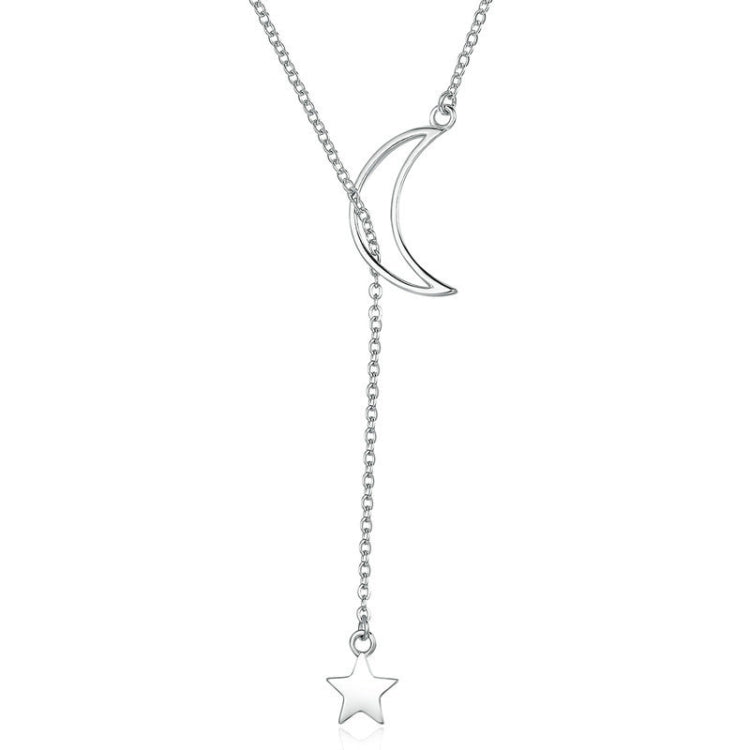 Stars Moon S925 Sterling Silver Necklace, SCN108