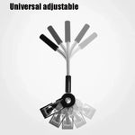 Ô dù xe đẩy đa năng trượt, vật dụng cho bé vinyl chống tia UV, kẹp đa năng dùng cho nắng và mưa, màu hồng, xám, xanh, đen