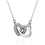 Dây chuyền nữ bạc sterling S925 Love, SCN181, SCN181 (Vàng)