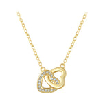 Dây chuyền nữ bạc sterling S925 Love, SCN181, SCN181 (Vàng)