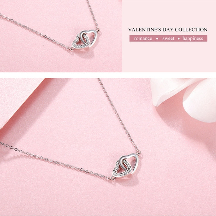 Dây chuyền nữ bạc sterling S925 Love, SCN181, SCN181 (Vàng)