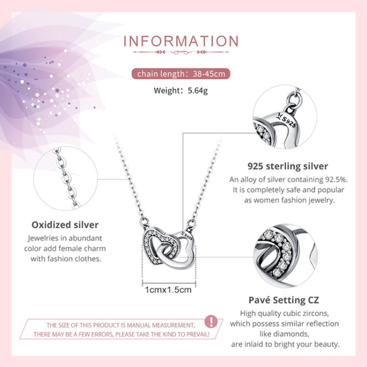 Dây chuyền nữ bạc sterling S925 Love, SCN181, SCN181 (Vàng)