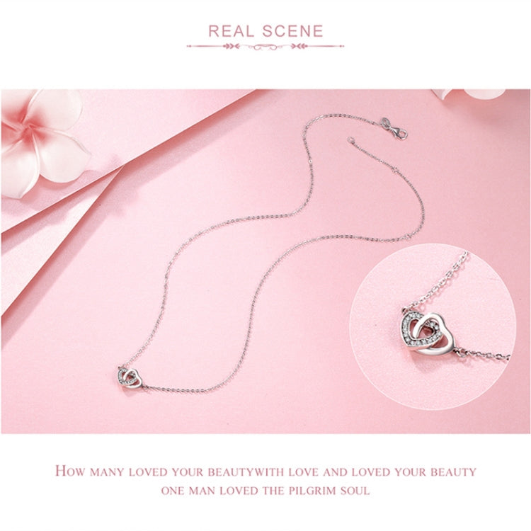 Dây chuyền nữ bạc sterling S925 Love, SCN181, SCN181 (Vàng)