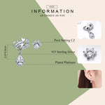 Bông tai mèo bạc sterling S925 phong cách cổ điển Bông tai nữ, SCE424