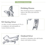 Nhẫn bạc sterling S925 Nhẫn thời trang bạn đồng hành mèo, SCR443