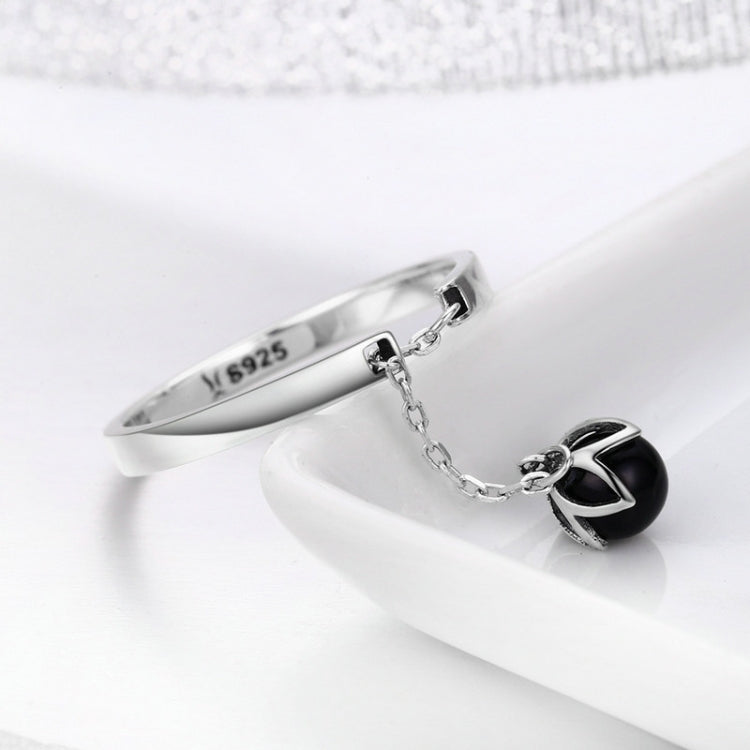 Nhẫn ngọc trai hở bạc sterling S925, SCR314
