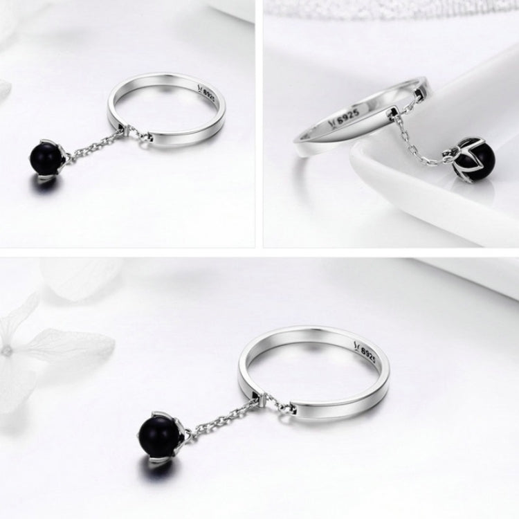 Nhẫn ngọc trai hở bạc sterling S925, SCR314