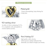 Mặt dây chuyền thiên thần hộ mệnh bạc sterling S925 trang sức nhỏ giọt dầu kim cương phụ kiện vòng tay DIY