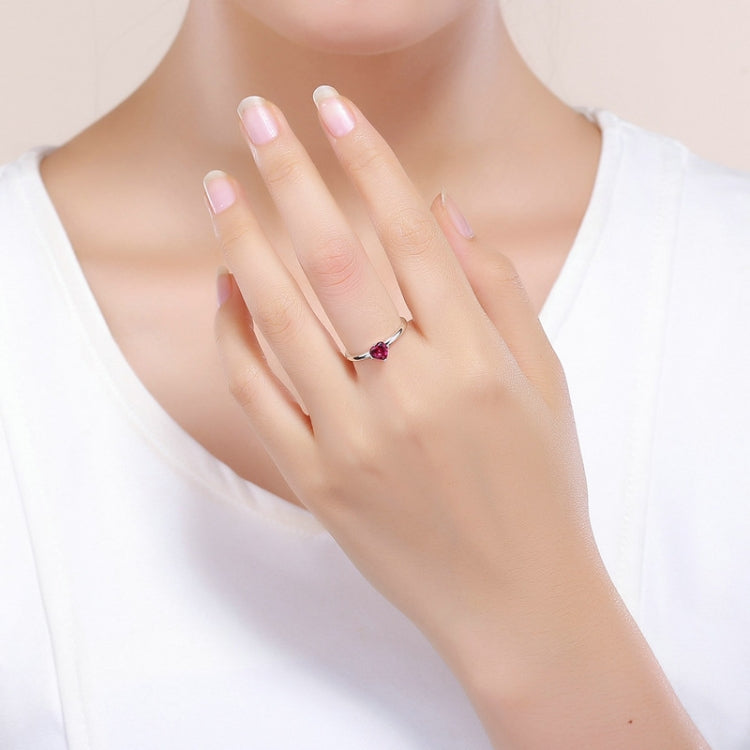 Nhẫn bạc S925 nhịp tim thời trang, size 6, 7, 8