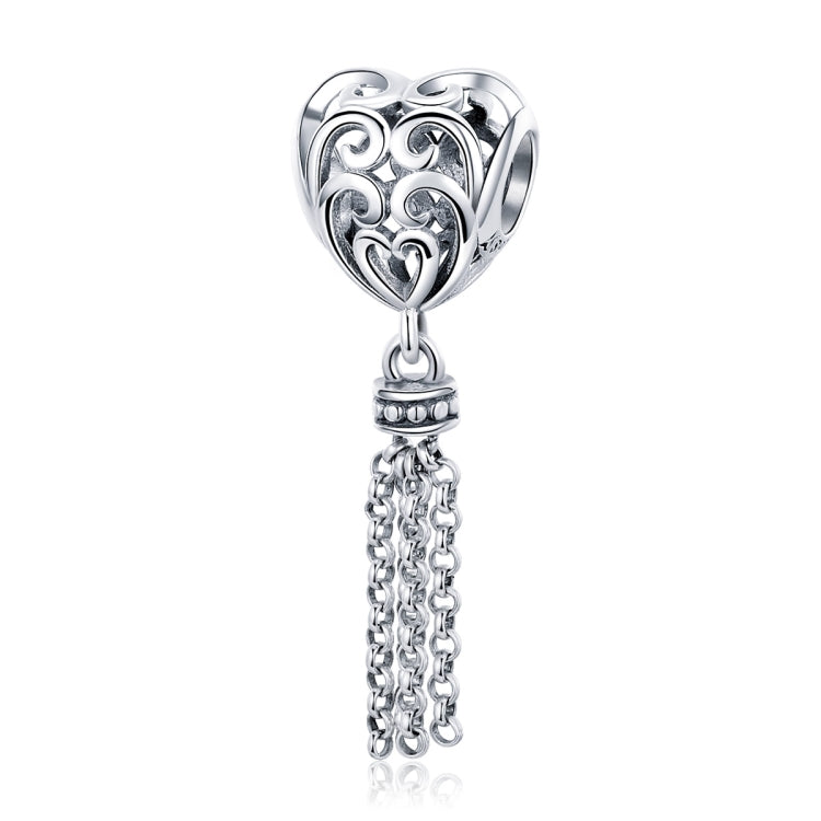 Hạt bạc sterling S925 hình trái tim tình yêu, SCC722