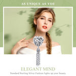 Hạt bạc sterling S925 hình trái tim tình yêu, SCC722