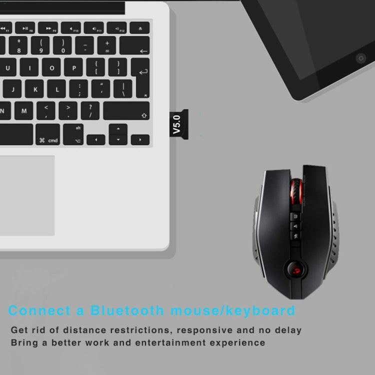 Bộ 3 adapter Bluetooth V5.0 cho máy tính xách tay, bàn phím USB, bộ thu âm thanh