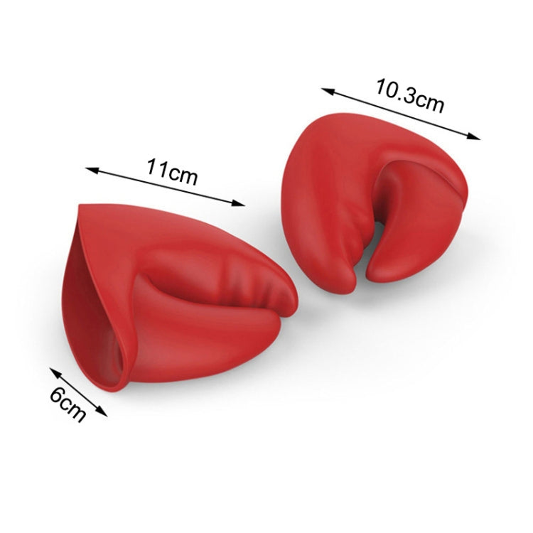 Một Đôi Kẹp Tôm Hùm Găng Tay Cách Nhiệt Chịu Nhiệt Cao Silicone Chống Bỏng Tay Dùng Trong Nhà Bếp, Găng Tay Cách Nhiệt