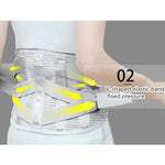 Đai lưng y tế có tấm thép hỗ trợ, ấm và thoáng khí, S, M, L, XL, XXL