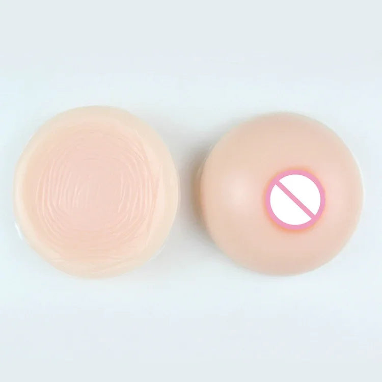 Ngực giả silicone hình tròn dành cho nam giả nữ, cấy ghép ngực giả, 500g, 600g, 800g, 1000g