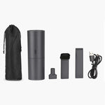 Máy hút bụi cầm tay mini sáng tạo, sạc USB, công suất cao, máy hút bụi gia đình, màu xám không gian, trắng tinh khiết