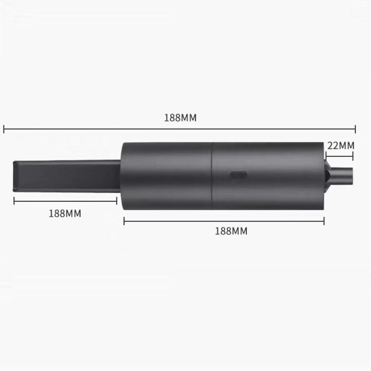 Máy hút bụi cầm tay mini sáng tạo, sạc USB, công suất cao, máy hút bụi gia đình, màu xám không gian, trắng tinh khiết