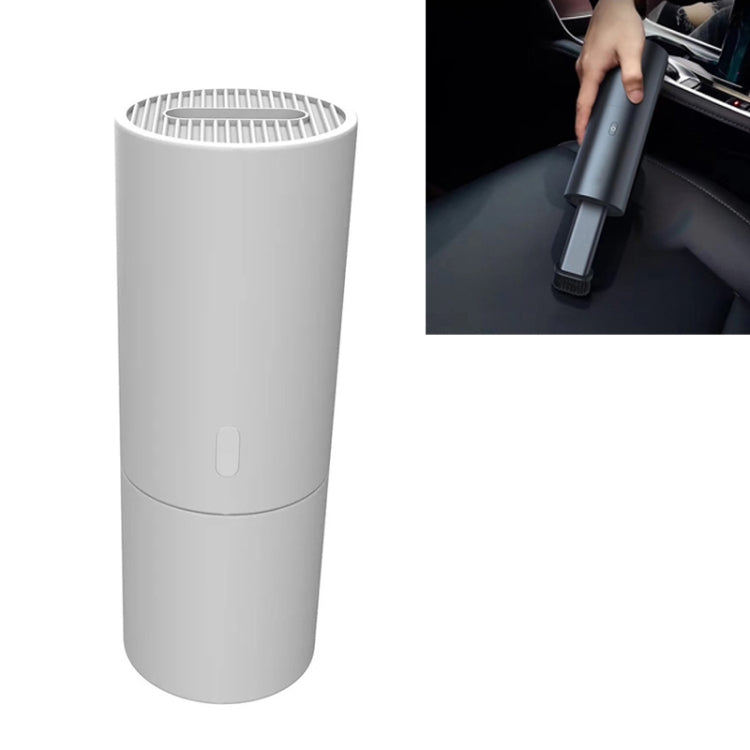 Máy hút bụi cầm tay mini sáng tạo, sạc USB, công suất cao, máy hút bụi gia đình, màu xám không gian, trắng tinh khiết