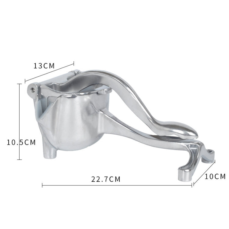 Máy ép trái cây bằng tay bằng nhôm tháo rời, ép chanh, dưa hấu, cam, màu bạc