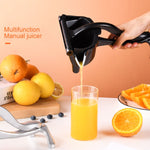Máy ép trái cây bằng tay bằng nhôm tháo rời, ép chanh, dưa hấu, cam, màu bạc