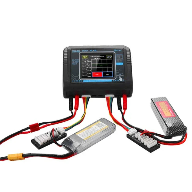 Bộ Sạc Pin Lithium Cân Bằng Điều Khiển Từ Xa Máy Bay Mô Hình HTRC T240, Cục Sạc B6, Phích Cắm EU, Phích Cắm US