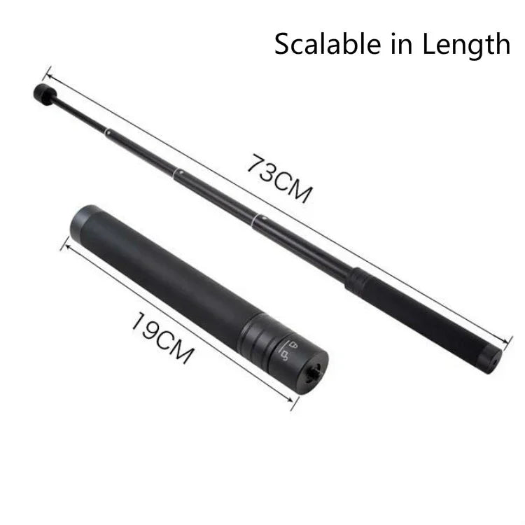 Gimbal cầm tay ba trục ổn định GoPro Gậy tự sướng độ dài mở rộng: 19cm-73cm, Độ dài: 19cm-73cm