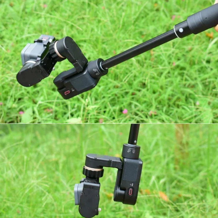 Gimbal cầm tay ba trục ổn định GoPro Gậy tự sướng độ dài mở rộng: 19cm-73cm, Độ dài: 19cm-73cm
