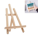 Giá đỡ điện thoại di động và iPad để bàn bằng gỗ, giá vẽ mini gấp phẳng, kích thước lớn