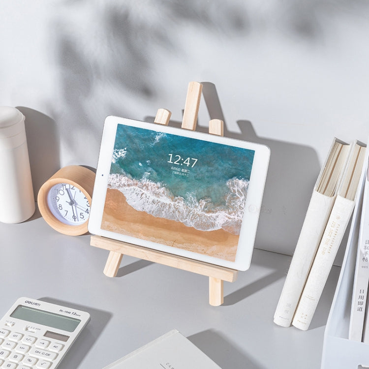 Giá đỡ điện thoại di động và iPad để bàn bằng gỗ, giá vẽ mini gấp phẳng, kích thước lớn