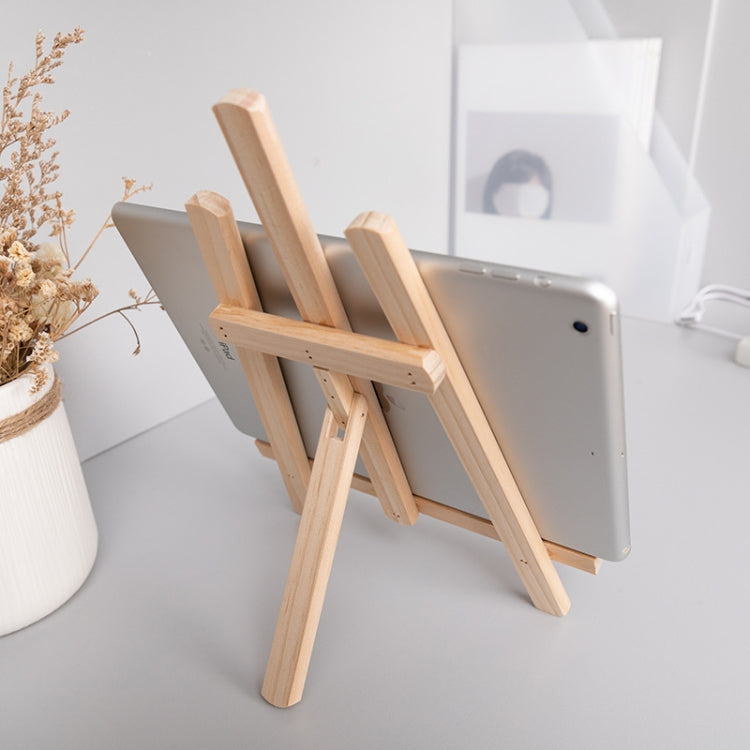 Giá đỡ điện thoại di động và iPad để bàn bằng gỗ, giá vẽ mini gấp phẳng, kích thước lớn