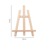 Giá đỡ điện thoại di động và iPad để bàn bằng gỗ, giá vẽ mini gấp phẳng, kích thước lớn
