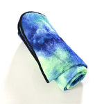 Khăn microfiber thân thiện môi trường, chống trượt, thảm yoga gấp gọn, thể thao, kích thước: 183 x 63cm, màu xanh lá cây, xanh đậm, tím, vàng
