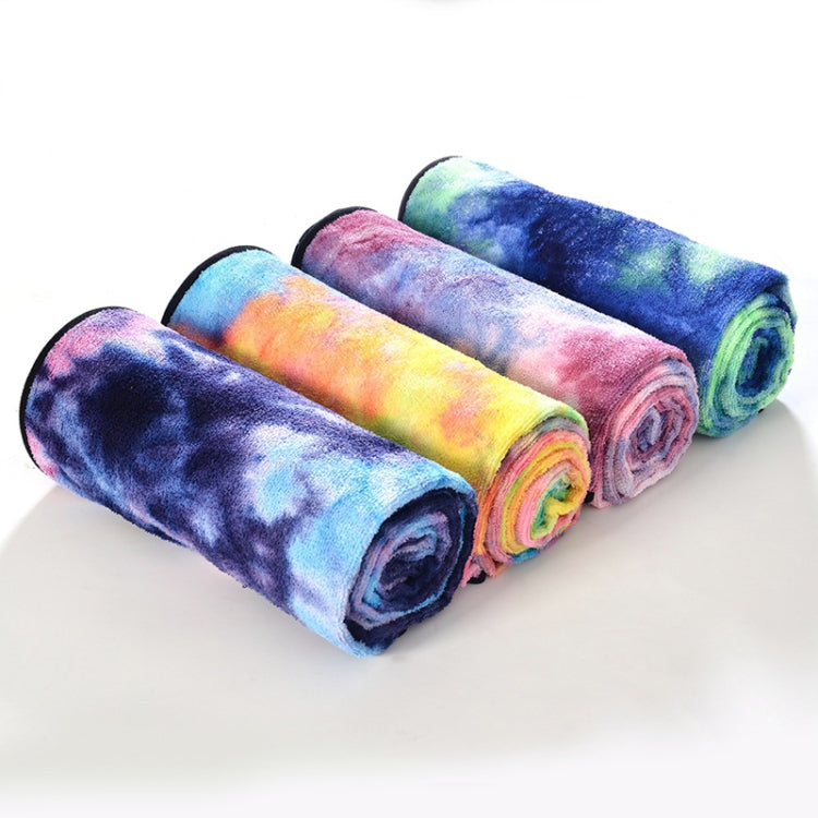 Khăn microfiber thân thiện môi trường, chống trượt, thảm yoga gấp gọn, thể thao, kích thước: 183 x 63cm, màu xanh lá cây, xanh đậm, tím, vàng