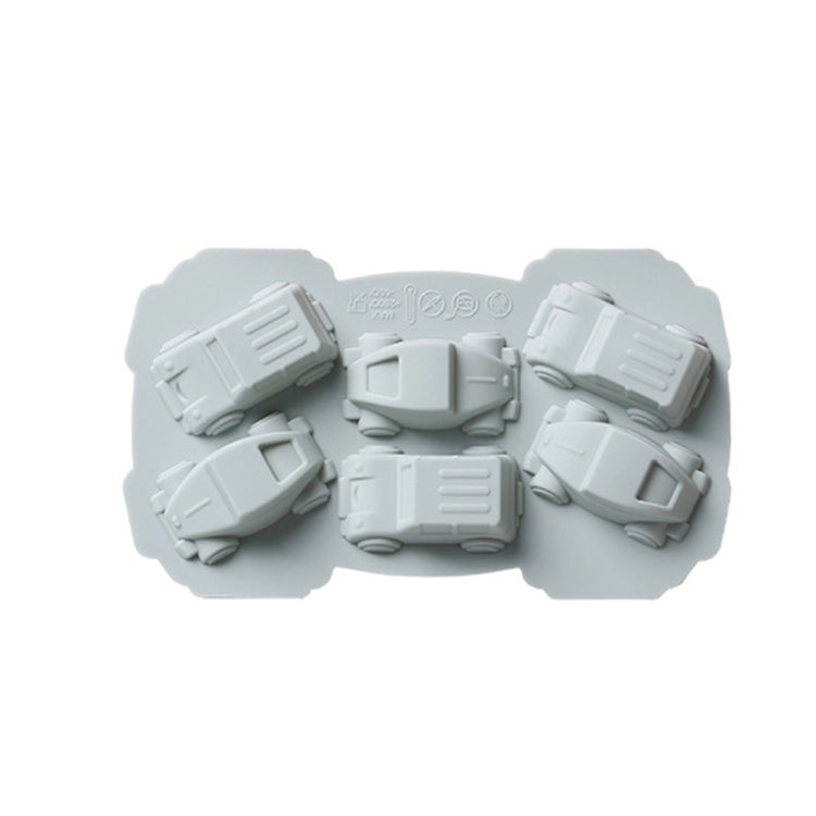 Bộ 6 khuôn bánh và socola sáng tạo hình xe 3D, khuôn nướng silicone gia dụng, hình xe 3D (xanh dương), hình xe 3D (hồng)