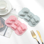 Bộ 6 khuôn bánh và socola sáng tạo hình xe 3D, khuôn nướng silicone gia dụng, hình xe 3D (xanh dương), hình xe 3D (hồng)