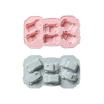 Bộ 6 khuôn bánh và socola sáng tạo hình xe 3D, khuôn nướng silicone gia dụng, hình xe 3D (xanh dương), hình xe 3D (hồng)